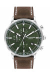 LEE COOPER Chronograph Brown Leather Strap