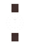TISSOT Brown Synthetic Strap 20 mm